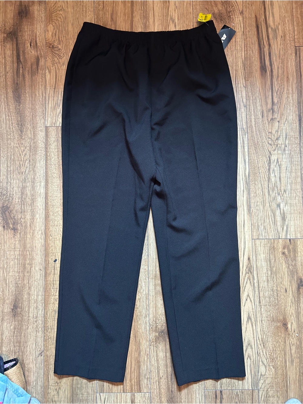 Alia Classic Black Dress Pants - Elastic Waist